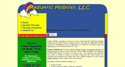 Desktop Screenshot of pediatricmobility.com